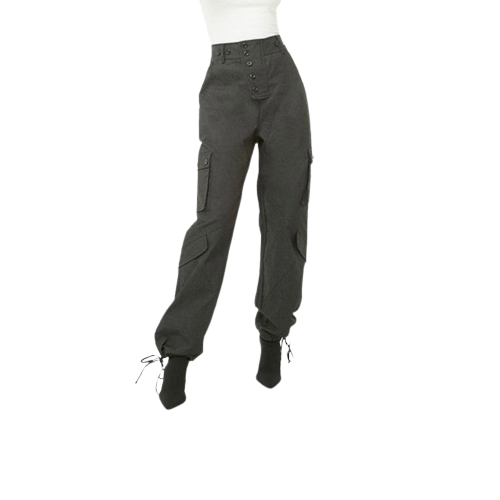 High Waisted Gabardine